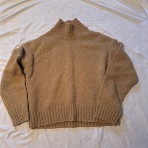 Everlane The Cloud Oversized Turtleneck - Tiger's Eye Extra Small